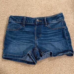 Classic Blue Denim Women's Jean Shorts